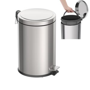 Lixeira 20L Inox Com Pedal Tramontina