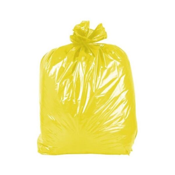 Saco Para Lixo 200L Amarelo Com 50 UN Econômico Plus