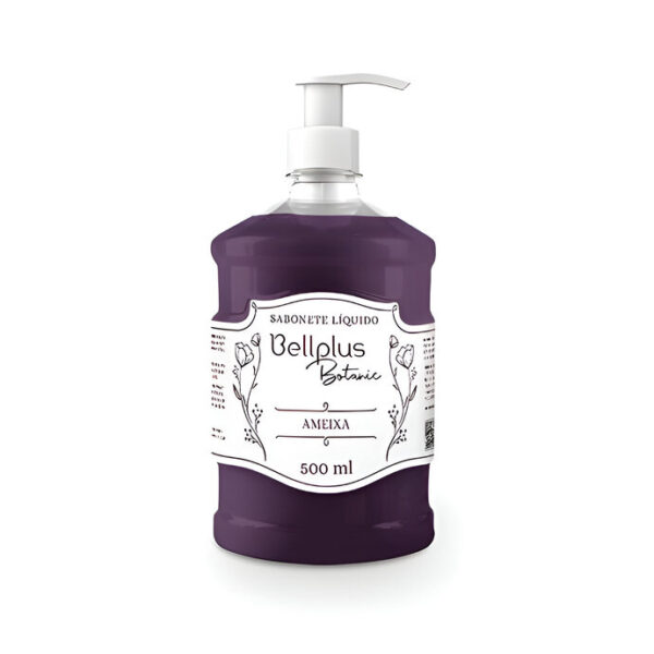 Sabonete Líquido Com Válvula 500ml Ameixa Bellplus Botanic