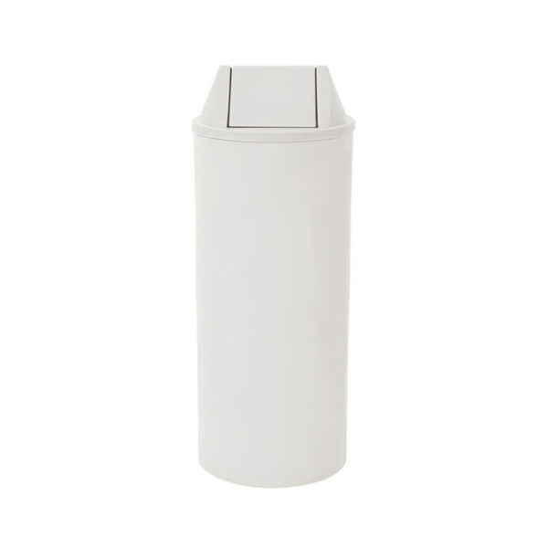 Lixeira 23L Com Tampa Basculante Branca Bralimpia Ref. CS24BR