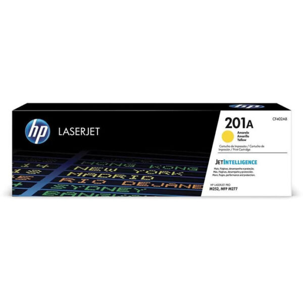 Cartucho De Toner Laserjet HP Cf402Ab Amarelo HP 201A