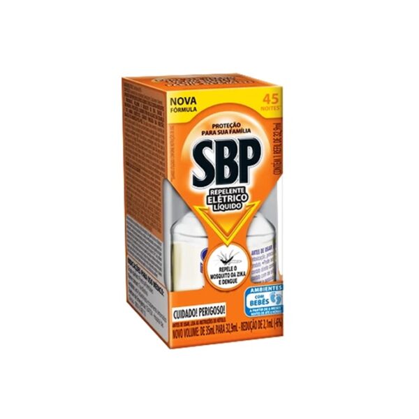 Refil Aparelho Elétrico Líquido 35ml Para 45 Noites SBP