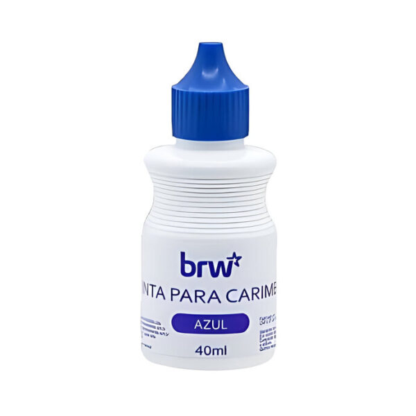 Tinta P/ Carimbo Azul 40ml BRW