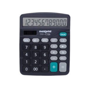 Calculadora 12 Dígitos De Mesa Maxprint Ref. MX-C126