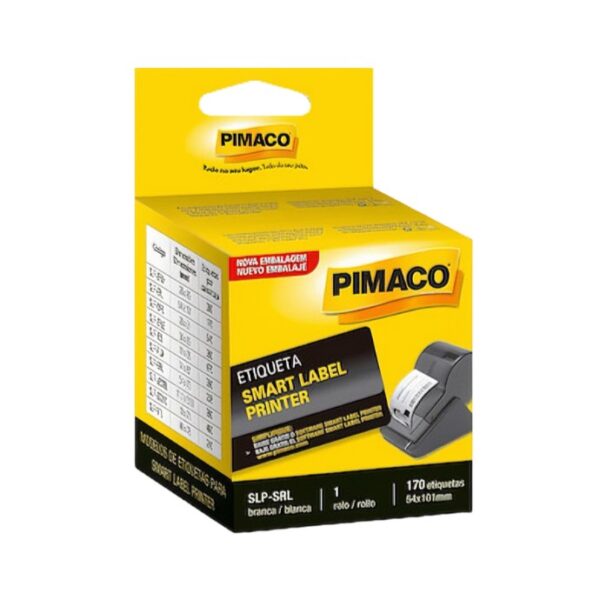 Etiqueta Pimaco Slp-Srl Smart Label Printer 54x101mm 170 UN Br Pimaco