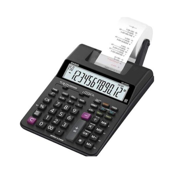 Calculadora 12 Dígitos De Mesa HR-100RC Bobina E Fonte Bivolt Casio - Image 2