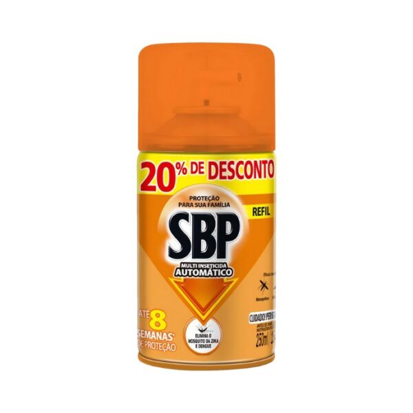 Refil Multi Inseticida Automático SBP 250ml 20% Desconto