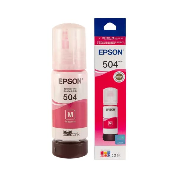Garrafa De Tinta Magenta T504322-BR 70ml Epson