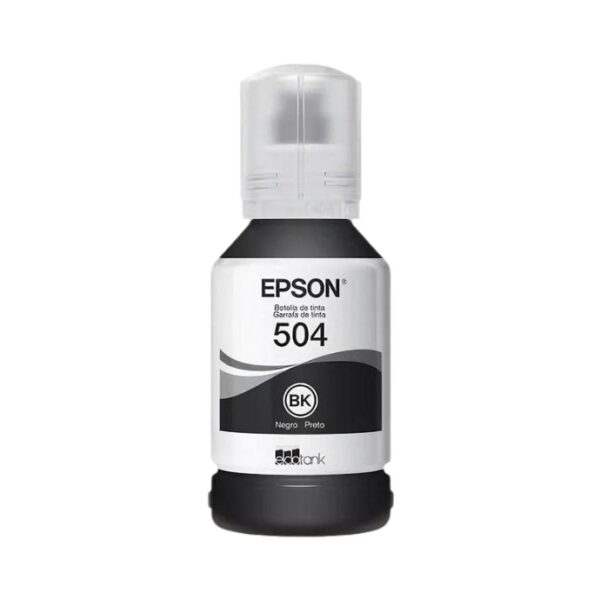 Garrafa De Tinta Preta T504122-BR 127ml Epson