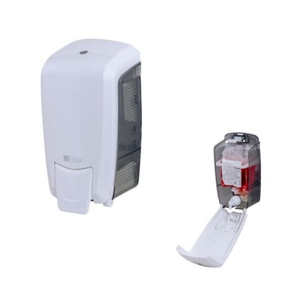 Suporte Para Sabonete Espuma S/Res. 800ml BR/FM C/Valv. Elisa EL-SABFE