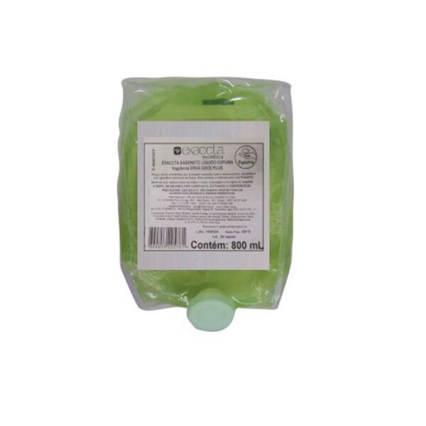 Sabonete Espuma Plus 800ml Erva Doce Exaccta Ref. E-800EDEP