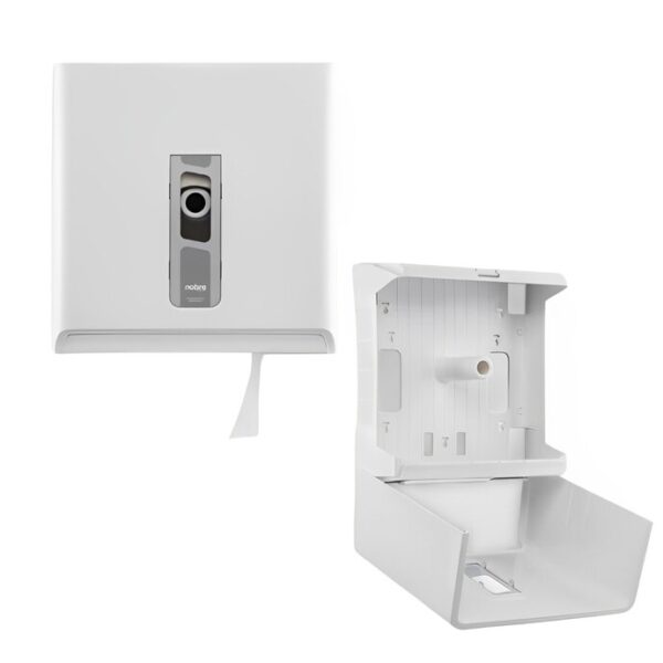 Suporte Para Papel Higiênico Rolão Branco Street Nobre Ref. 48398