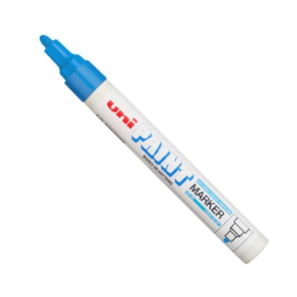 Marcador Permanente Uni Paint Marker Px20 Azul Claro Sertic - Image 2