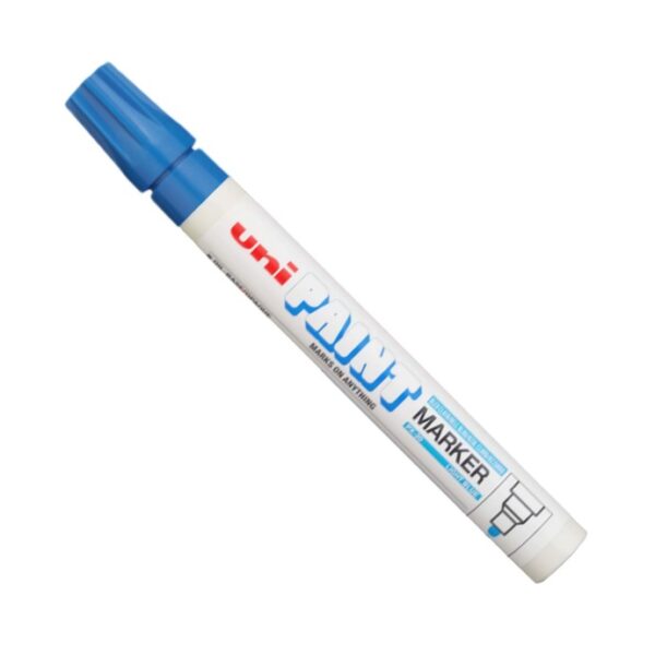 Marcador Permanente Uni Paint Marker Px20 Azul Claro Sertic - Image 3