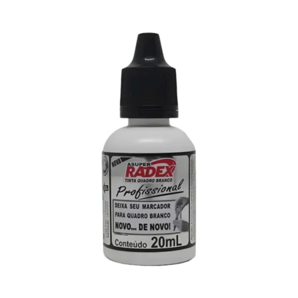 Reabastecedor Para Marcador Quadro Branco 20ml Preto Radex