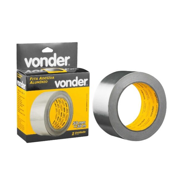 Fita Adesiva Alumínio 50mm x 30m Vonder