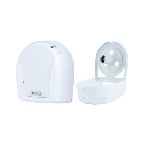 Suporte Para Papel Higiênico Rolão Branco C/ST Transp. Ref. E-DHRS007