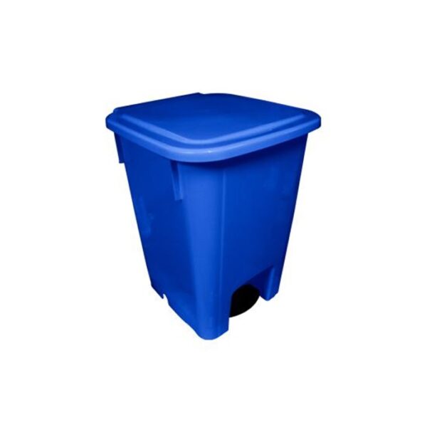 Lixeira 15L Com Pedal Azul Bralimpia Ref. MVCP15AZ