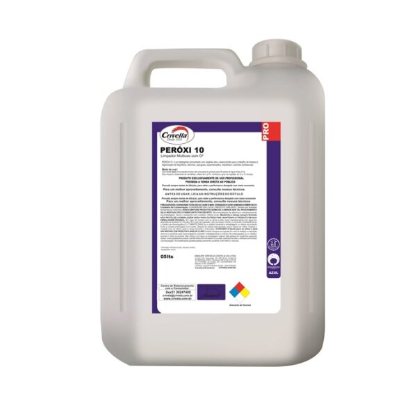 Limpador Multiuso 5L Peroxi 10 Com Oxigênio Ativo Crivella