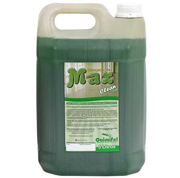 Detergente Líquido 5L Sem Cheiro Piso E Pedra Max Clean Plus
