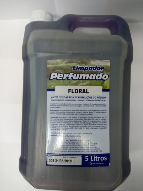 Limpador Perfumado 5L Floral Quimifel
