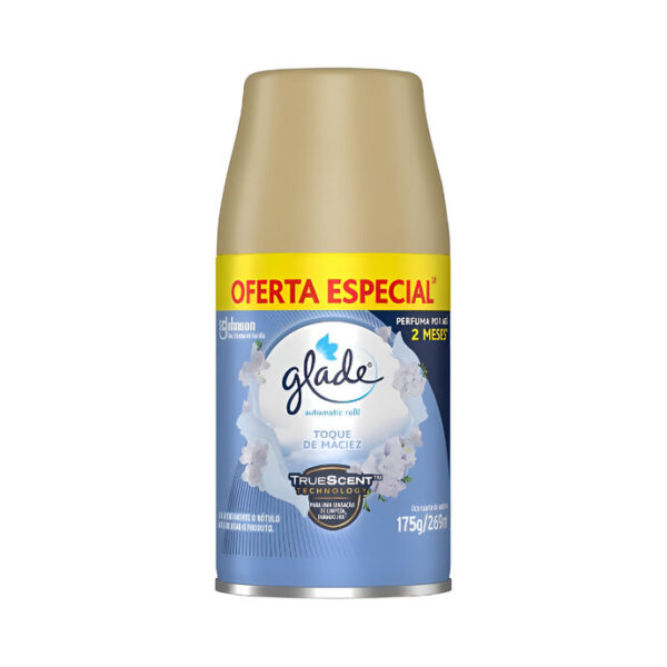 Odorizador Refil Glade Automatic 269ml Of. Esp. Toque de Maciez Glade