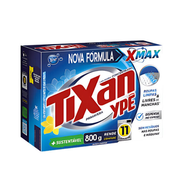Sabão Em Pó 800g Tixan Primavera Ypê