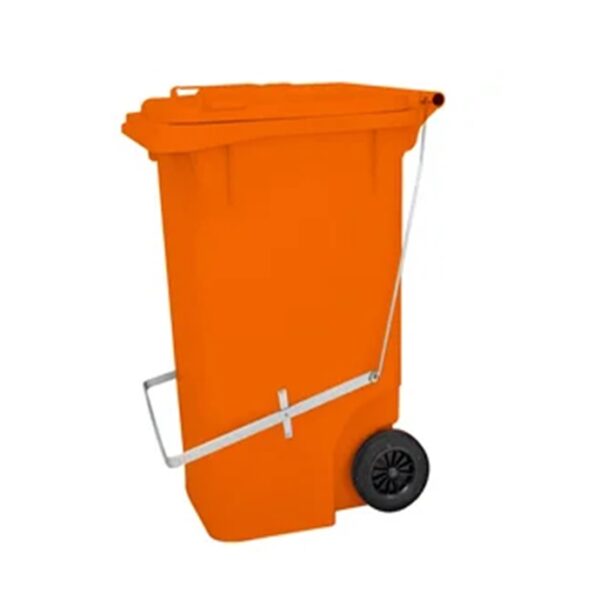 Lixeira 120L Lj C/Pedal C/2 Rodas Bralimpia Cp12Lj