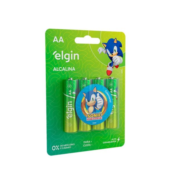 Pilha Peq. AA Alcalina C/4 Un Blister ELE000000082153 Elgin