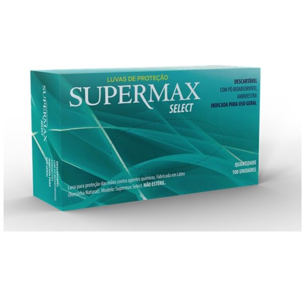 Luva Industrial Select C/ Pó Grande Supermax