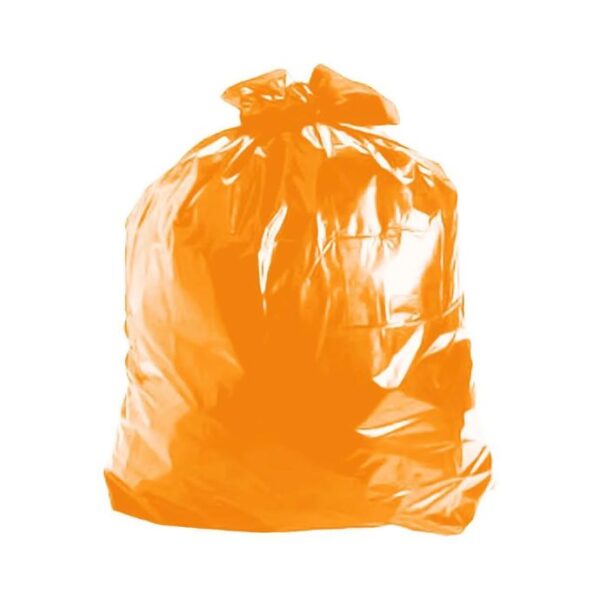 Saco Para Lixo 200L Laranja Com 50 UN Dia A Dia Reforçado