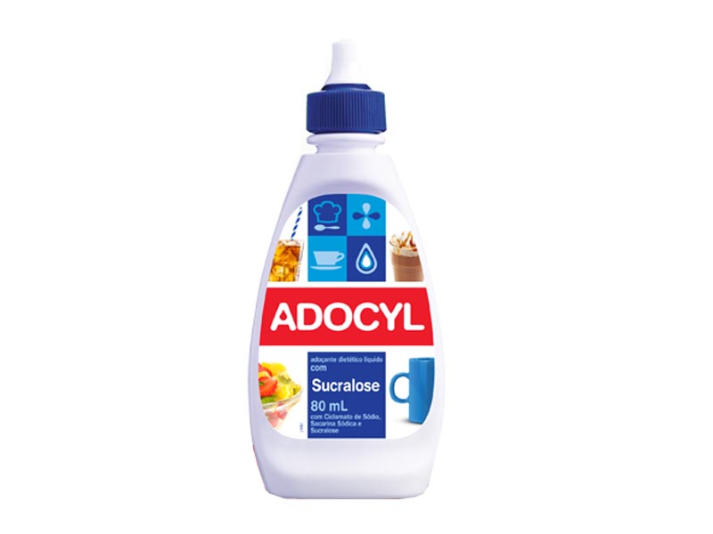 Adoçante Líquido Sucralose 80ml Adocyl