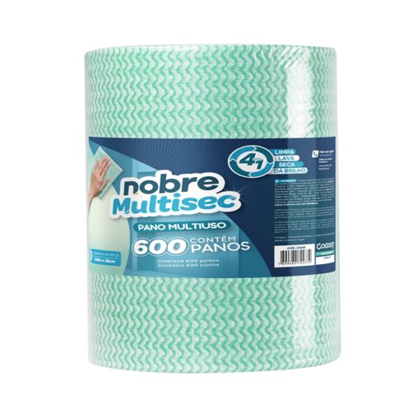 Pano Multiuso Verde Bob 240Mx28Cm 600 Panos 35G  Inoven