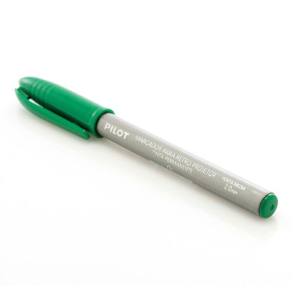 Marcador Para Retroprojetor 2,00mm Verde Pilot