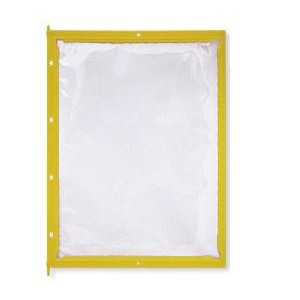 Pasta A4 Retrato Com Pino De Aço Amarelo Isoflex Ref. Pia4Ram