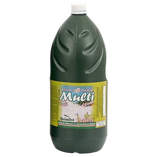 Alvejante 2L Multiclean Quimifel (Água Sanitária)