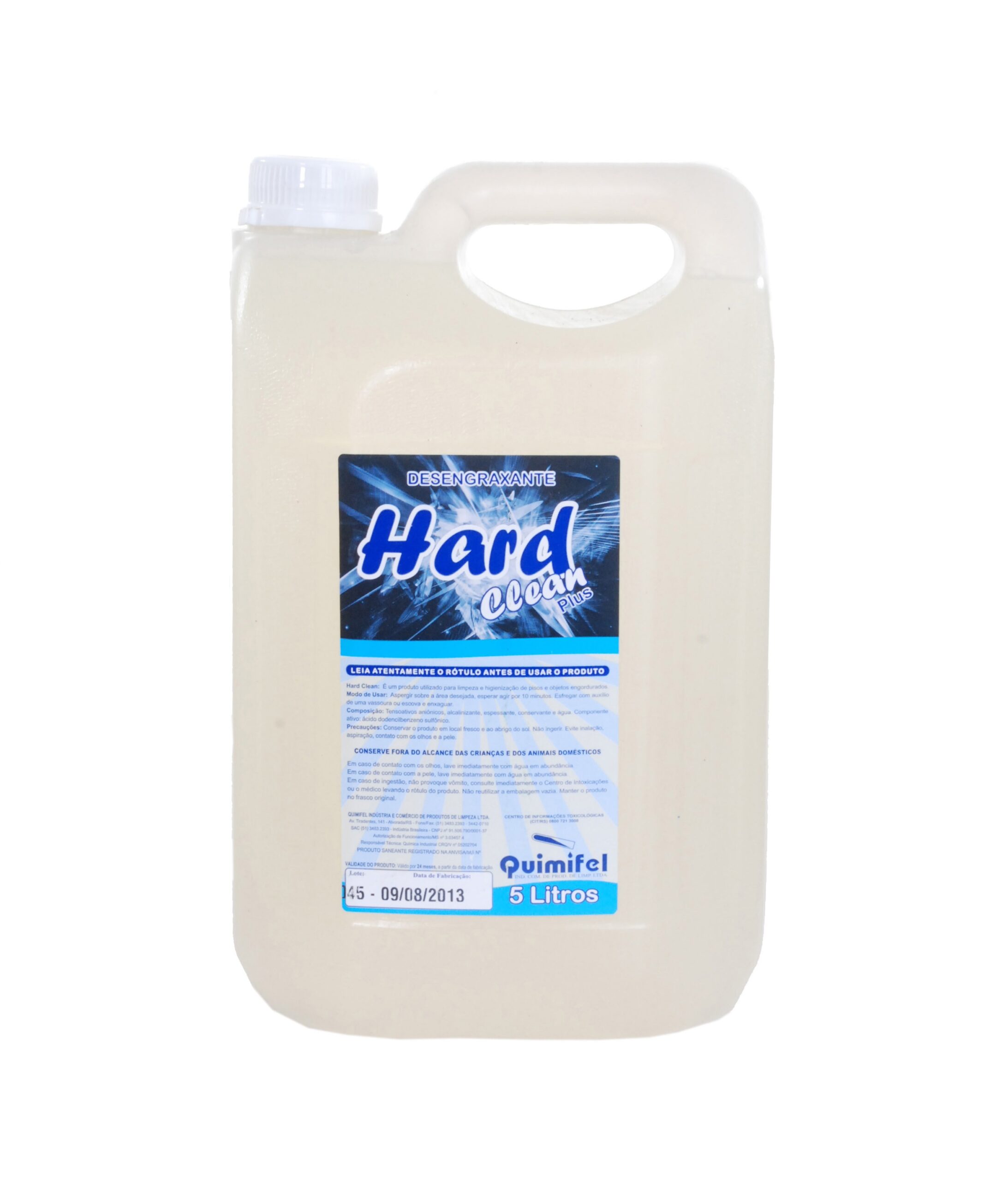 Desengraxante 5L Líquido Limpador Hard Clean Quimifel