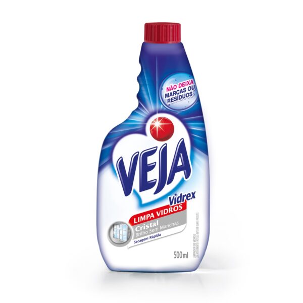 Limpa Vidros 500Ml Veja Vidrex Refil Cristal Trad. 22510