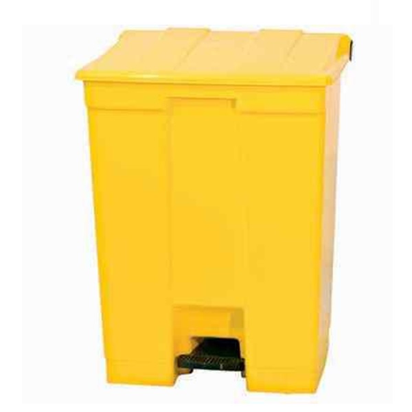 Lixeira 60L Am C/Pedal Ref. Cp60Am Bralimpia