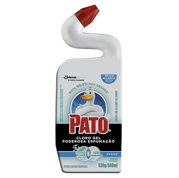Desinfetante 500ml Cloro Gel Espuma Marine Pato