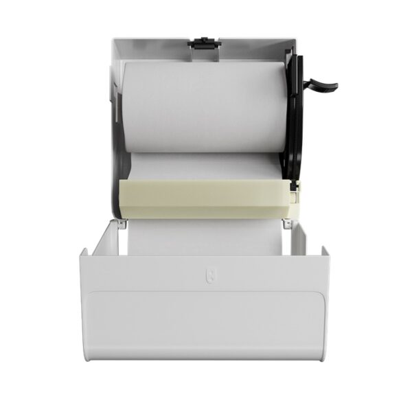 Suporte Papel Toalha Alavanca Bobina Branco Brave Nobre Fabesul - Image 3