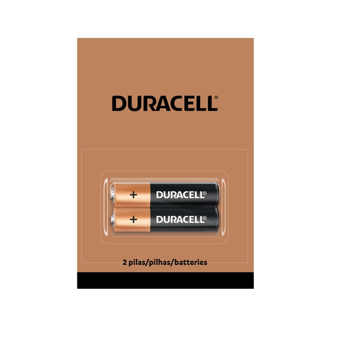 Pilha Palito AAA Alcalina Duracell C/2 Un HCAAA Ref. 5019007