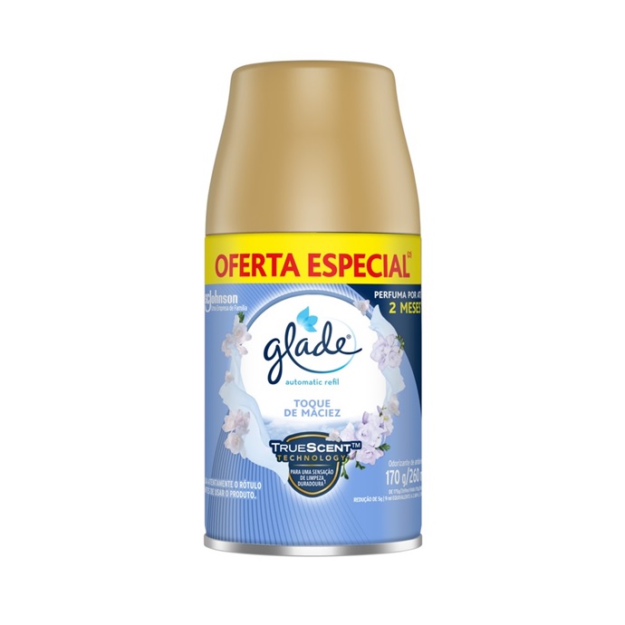 Refil Glade Automátic T.Maciez Odorizante 260Ml Of.Especial Johnson
