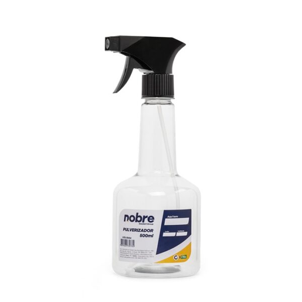 Pulverizador Pet (Borrifador) 500Ml Tr C/Gatilho 35654 Nobre