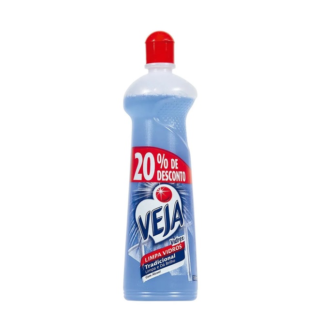 Limpa Vidros 500Ml Veja Vidrex C/Álcool Squeeze (L500P400) Ref 60941