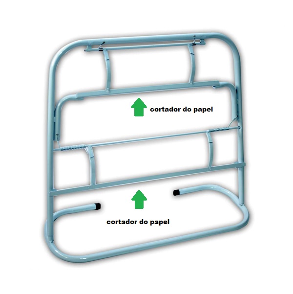 Suporte P/ Bobina De Embrulho Duplo 40cm E 60cm Serrabrás