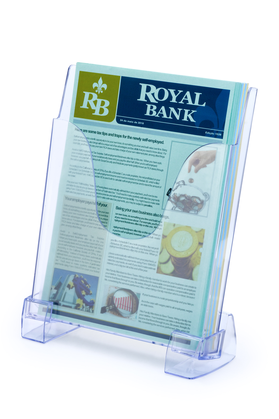 Expositor Vertical Office Plus Transparente Waleu Ref. 10090008