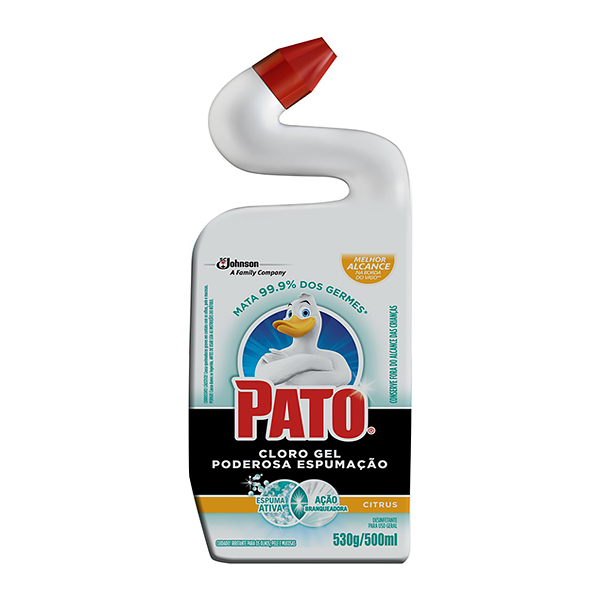 Desinfetante 500Ml Citros Pato Cloro Gel Espuma 688781