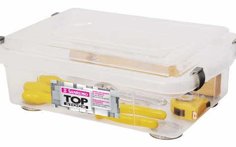 Organizador De Objetos 8,6L Plástico Transparente Sanremo Ref. 960