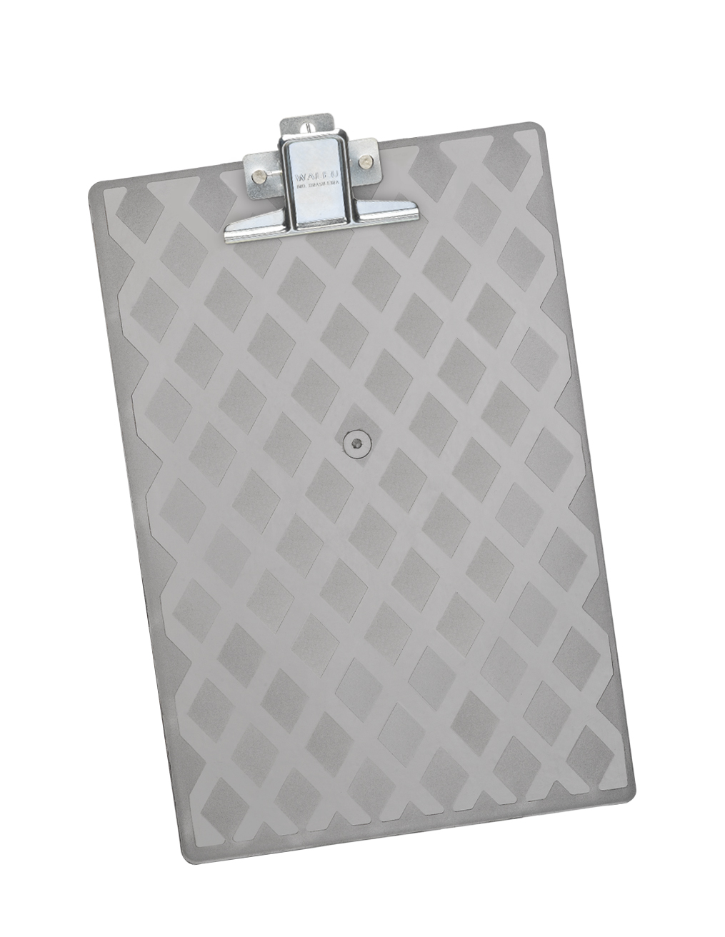 Prancheta Poliestireno Ofício Com Prendedor Metal Fumê Maxcril
